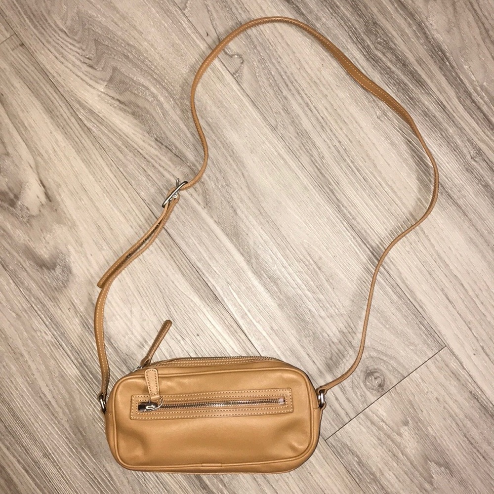 Coach Crossbody Tan Leather Purse